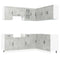 vidaXL 11 Piece Kitchen Cabinet Set Kalmar Concrete Grey Engineered Wood