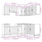 vidaXL 11 Piece Kitchen Cabinet Set Kalmar Brown Oak Engineered Wood