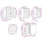 vidaXL 11 Piece Kitchen Cabinet Set Lucca Gloss White Engineered Wood
