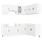 vidaXL 11 Piece Kitchen Cabinet Set Porto White Engineered Wood
