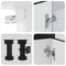 vidaXL 14 Piece Kitchen Cabinet Set Kalmar Black Engineered Wood