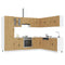 vidaXL 14 Piece Kitchen Cabinet Set Kalmar Artisan Oak Engineered Wood