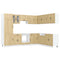 vidaXL 14 Piece Kitchen Cabinet Set Lucca Sonoma Oak Engineered Wood