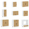 vidaXL 14 Piece Kitchen Cabinet Set Lucca Artisan Oak Engineered Wood