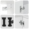 vidaXL 14 Piece Kitchen Cabinet Set Porto White Engineered Wood