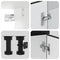 vidaXL 14 Piece Kitchen Cabinet Set Porto Black Engineered Wood
