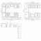 vidaXL 14 Piece Kitchen Cabinet Set Porto Black Engineered Wood