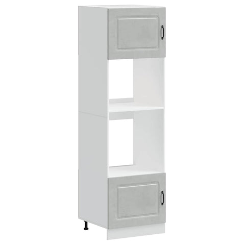 vidaXL Oven Cabinets 2 pcs Kalmar Concrete Grey Engineered Wood