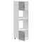 vidaXL Oven Cabinets 2 pcs Kalmar Concrete Grey Engineered Wood