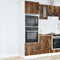 vidaXL Oven Cabinets 2 pcs Lucca Smoked Oak Engineered Wood