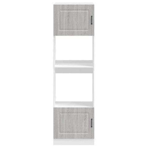 vidaXL Oven Cabinets 2 pcs Kalmar Grey Sonoma Engineered Wood