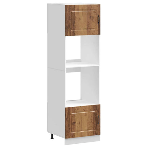 vidaXL Oven Cabinets 2 pcs Kalmar Old Wood Engineered Wood