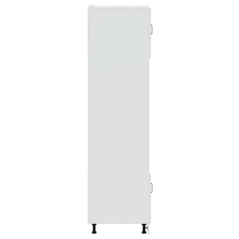 vidaXL Oven Cabinets 2 pcs Lucca White Engineered Wood