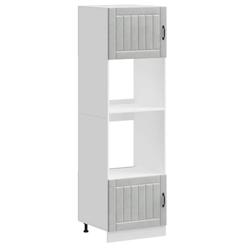 vidaXL Oven Cabinets 2 pcs Kalmar Concrete Grey Engineered Wood