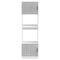 vidaXL Oven Cabinets 2 pcs Kalmar Concrete Grey Engineered Wood