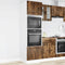 vidaXL Oven Cabinets 2 pcs Kalmar Smoked Oak Engineered Wood