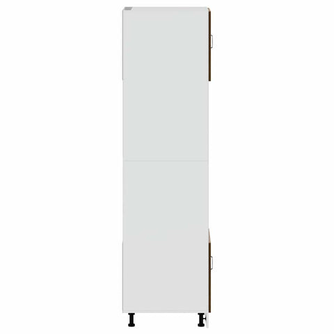 vidaXL Oven Cabinets 2 pcs Lucca Brown Oak Engineered Wood