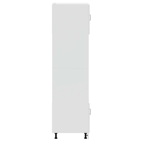 vidaXL Oven Cabinets 2 pcs Porto White Engineered Wood