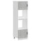 vidaXL Oven Cabinets 2 pcs Porto Grey Sonoma Engineered Wood