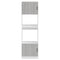 vidaXL Oven Cabinets 2 pcs Porto Grey Sonoma Engineered Wood