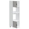 vidaXL Oven Cabinets 2 pcs Porto Grey Sonoma Engineered Wood