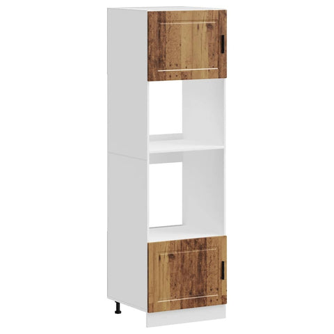 vidaXL Oven Cabinets 2 pcs Porto Old Wood Engineered Wood