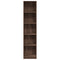 vidaXL Bookcase Brown Oak 40x24x176 cm Engineered Wood