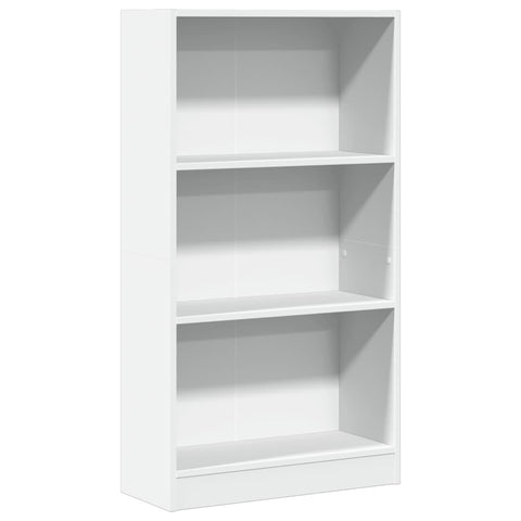 vidaXL Bookcase White 60x24x109 cm Engineered Wood