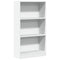 vidaXL Bookcase White 60x24x109 cm Engineered Wood