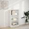vidaXL Bookcase White 60x24x109 cm Engineered Wood