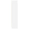 vidaXL Bookcase White 60x24x109 cm Engineered Wood