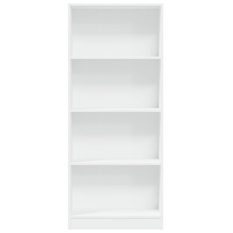 vidaXL Bookcase White 60x24x143 cm Engineered Wood