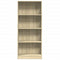 vidaXL Bookcase Sonoma Oak 60x24x143 cm Engineered Wood