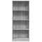 vidaXL Bookcase Grey Sonoma 60x24x143 cm Engineered Wood