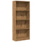 vidaXL Bookcase Artisian Oak 60x24x143 cm Engineered Wood