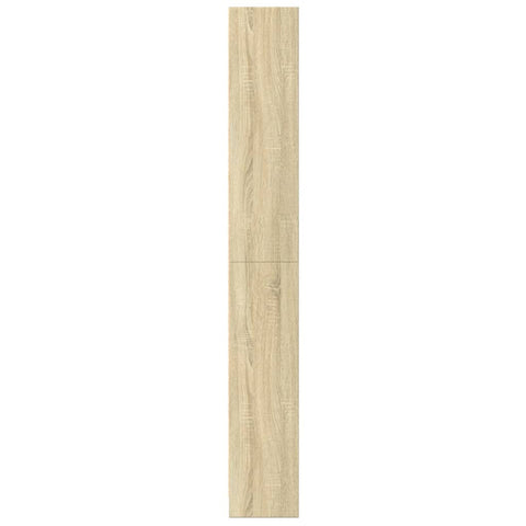 vidaXL Bookcase Sonoma Oak 60x24x176 cm Engineered Wood