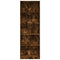 vidaXL Bookcase Smoked Oak 60x24x176 cm Engineered Wood