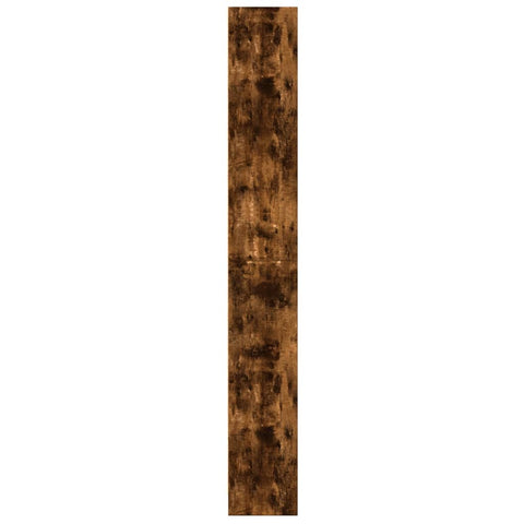 vidaXL Bookcase Smoked Oak 60x24x176 cm Engineered Wood