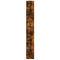 vidaXL Bookcase Smoked Oak 60x24x176 cm Engineered Wood