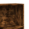 vidaXL Bookcase Smoked Oak 60x24x176 cm Engineered Wood