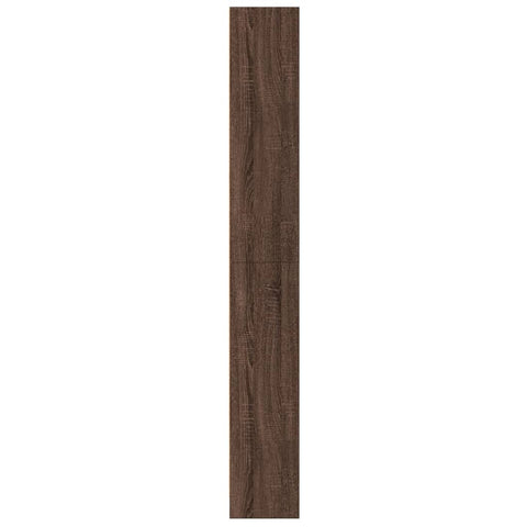 vidaXL Bookcase Brown Oak 60x24x176 cm Engineered Wood