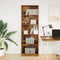 vidaXL Bookcase Old Wood 60x24x176 cm Engineered Wood