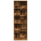 vidaXL Bookcase Old Wood 60x24x176 cm Engineered Wood