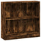 vidaXL Bookcase Smoked Oak 80x24x76 cm Engineered Wood