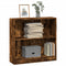 vidaXL Bookcase Smoked Oak 80x24x76 cm Engineered Wood
