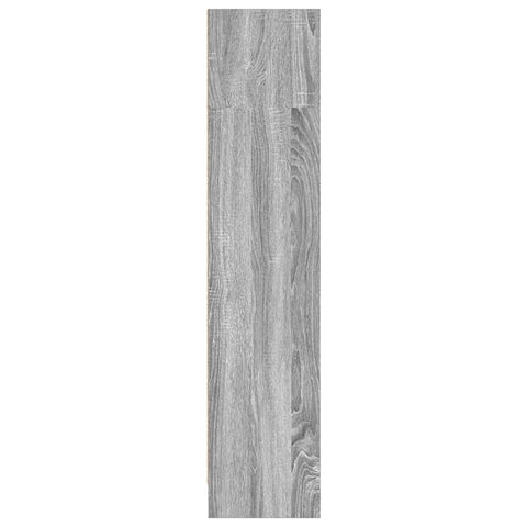 vidaXL Bookcase Grey Sonoma 80x24x109 cm Engineered Wood