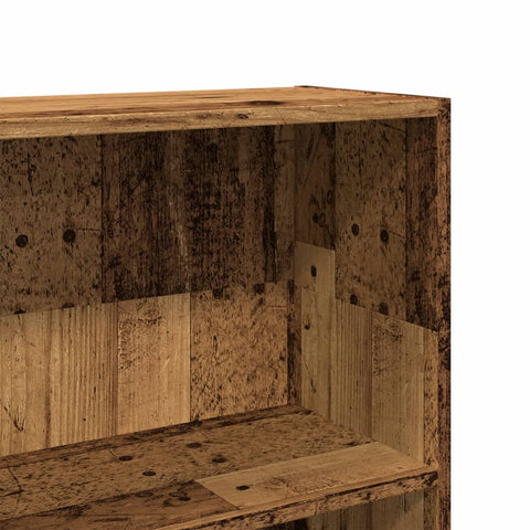 vidaXL Bookcase Old Wood 80x24x109 cm Engineered Wood
