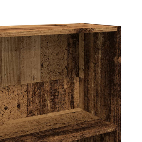 vidaXL Bookcase Old Wood 80x24x176 cm Engineered Wood