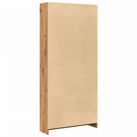 vidaXL Bookcase Artisian Oak 80x24x176 cm Engineered Wood