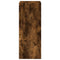 vidaXL Bookcase Smoked Oak 40x30x77 cm Engineered Wood
